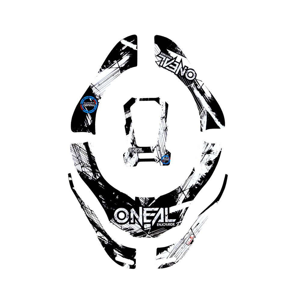 Autocollant de conception de choc tron