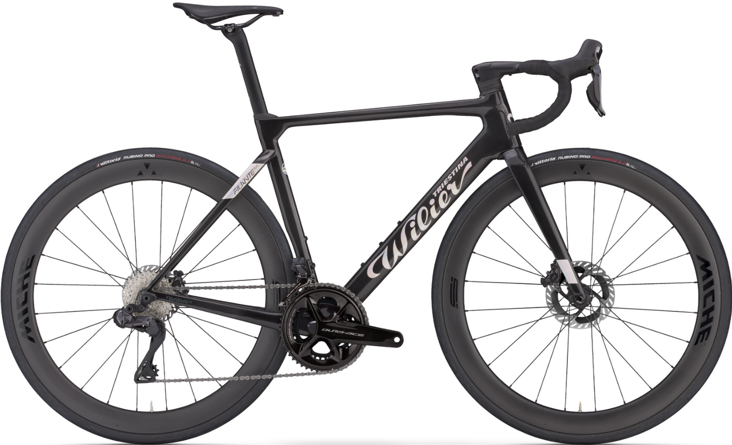 Wilier Stromlinienförmiges SLR Dura-Ace Di2 - Miche S 50 Kohlenstoff