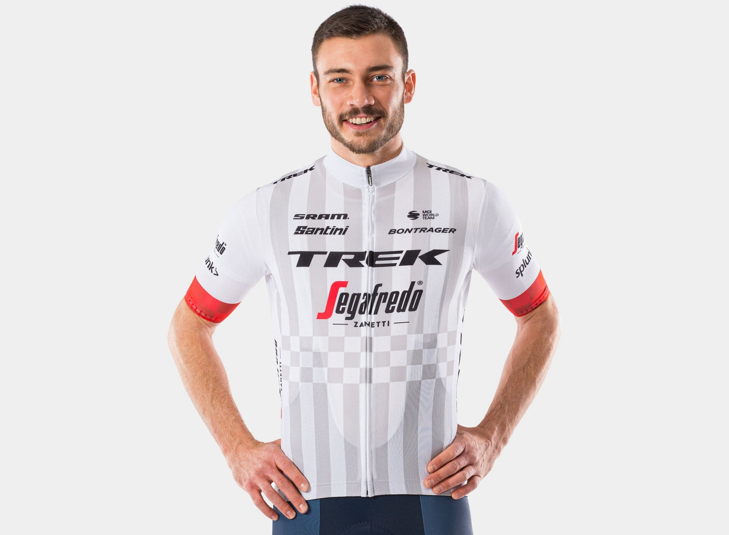 Camisa de manga corta Trek Réplica de Santini Segafredo