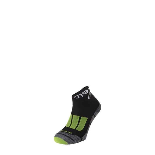 3 paires chaussettes à vélo CI.zero chaussettes de course, gris-vert-vert