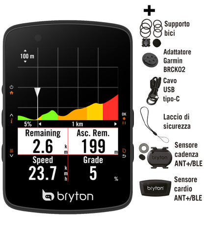 Bryton Rider 550D mit CAD und HRM