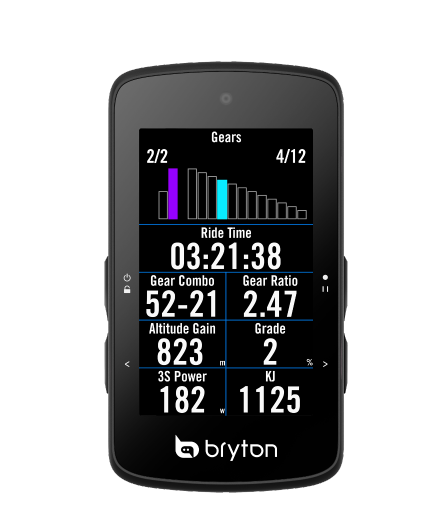 Bryton Rider 750 Ciclocomputer hvis