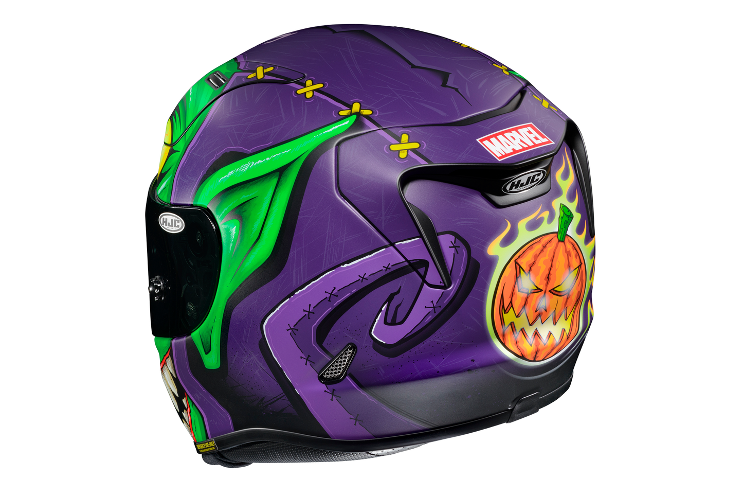 Hjc RPHA 11 Green Goblin Marvel helmet