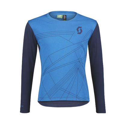Camisa junior Scott Trail 10 mangas largas dri