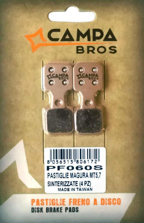 Pastiglie sinterizzate Campa Bros PF060S Magura MT5,7  (4 Pezzi)