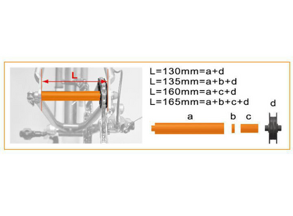 Reggicaten largo sin rueda ICETOOLZ 30C1