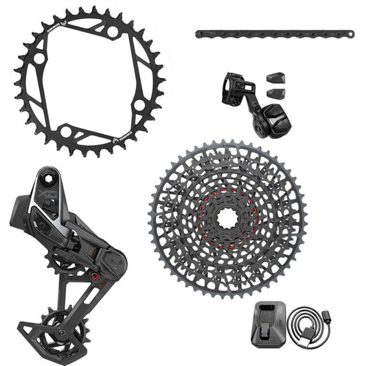 SRAM X0 EAGLE AXS Transmission E-MTB 104 BCD T-TYPE group without pedagle