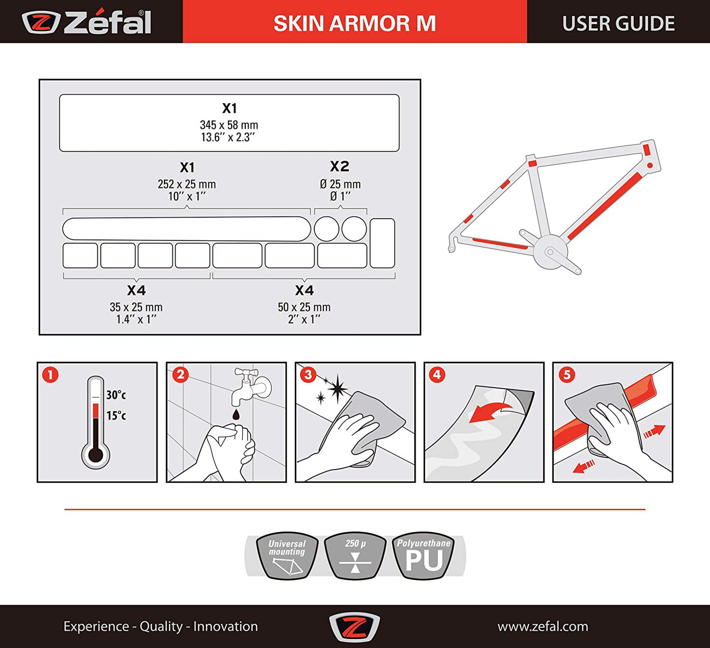 Zefal Skin Armour Ochrona ramy M