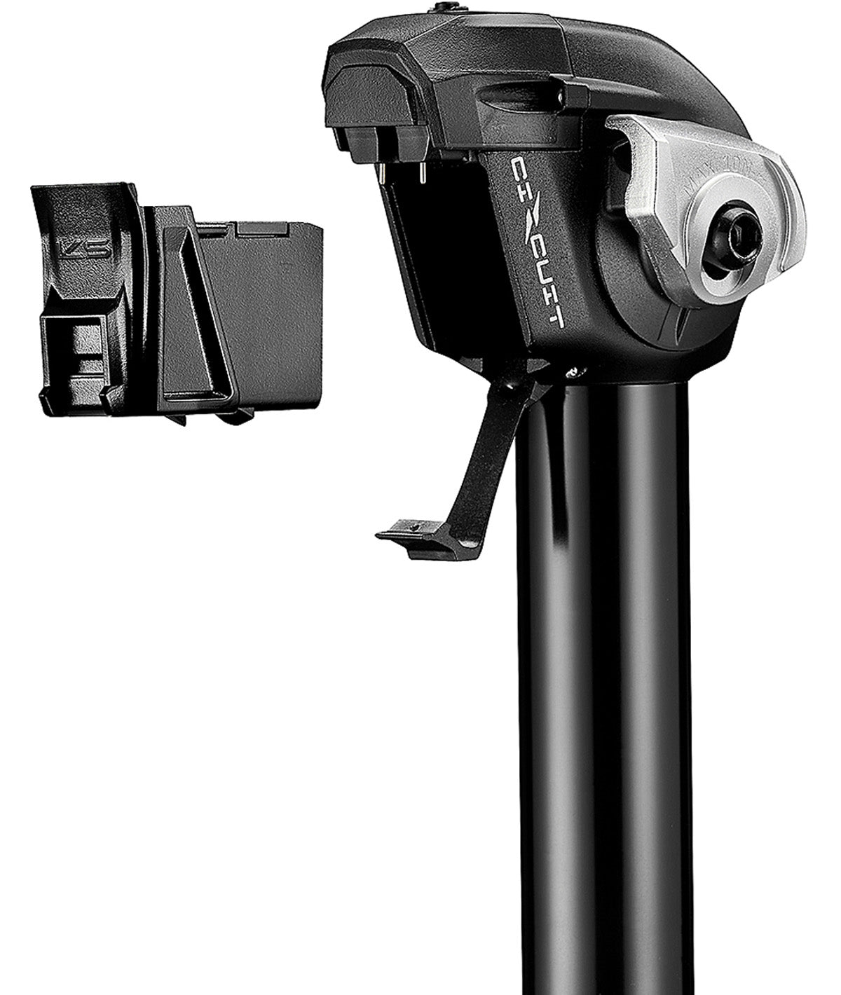 Reggisella Telescopico KS Rage Circuit 31.6 x 380mm Con Batteria Caricabatteria e Comando Remoto