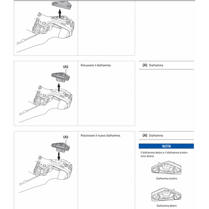 Shimano ST-R9120 Regula Diaframma DiFrama