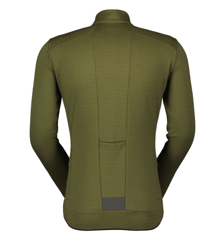 Men's shirt long sleeves scott gravel merino