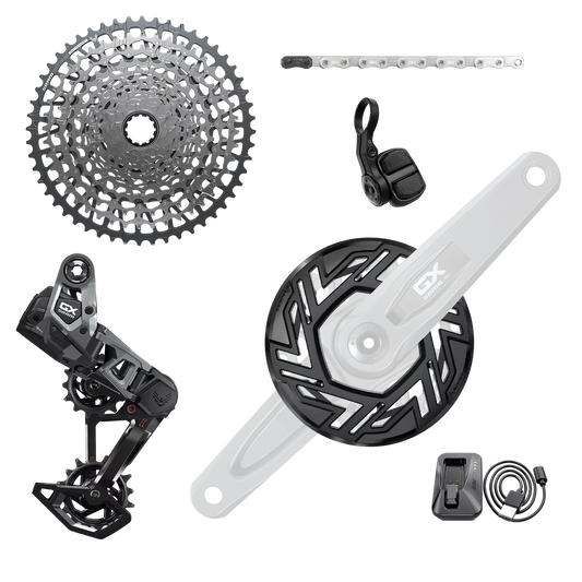 Sram GX Eagle Axs Transmissie E-MTB 104 BCD T-type groep zonder pedagle