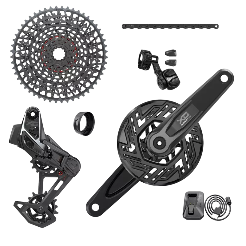 Transmissão do grupo de águia sram x0 axs do tipo t e-bike-bosch