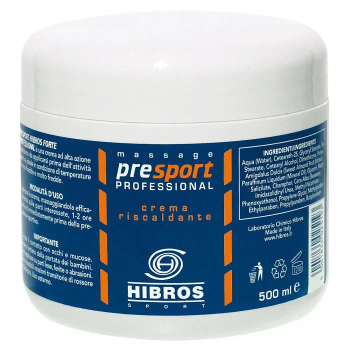 Creme de aquecimento de 500 ml de mídia do Hibros Prepport de 500 ml