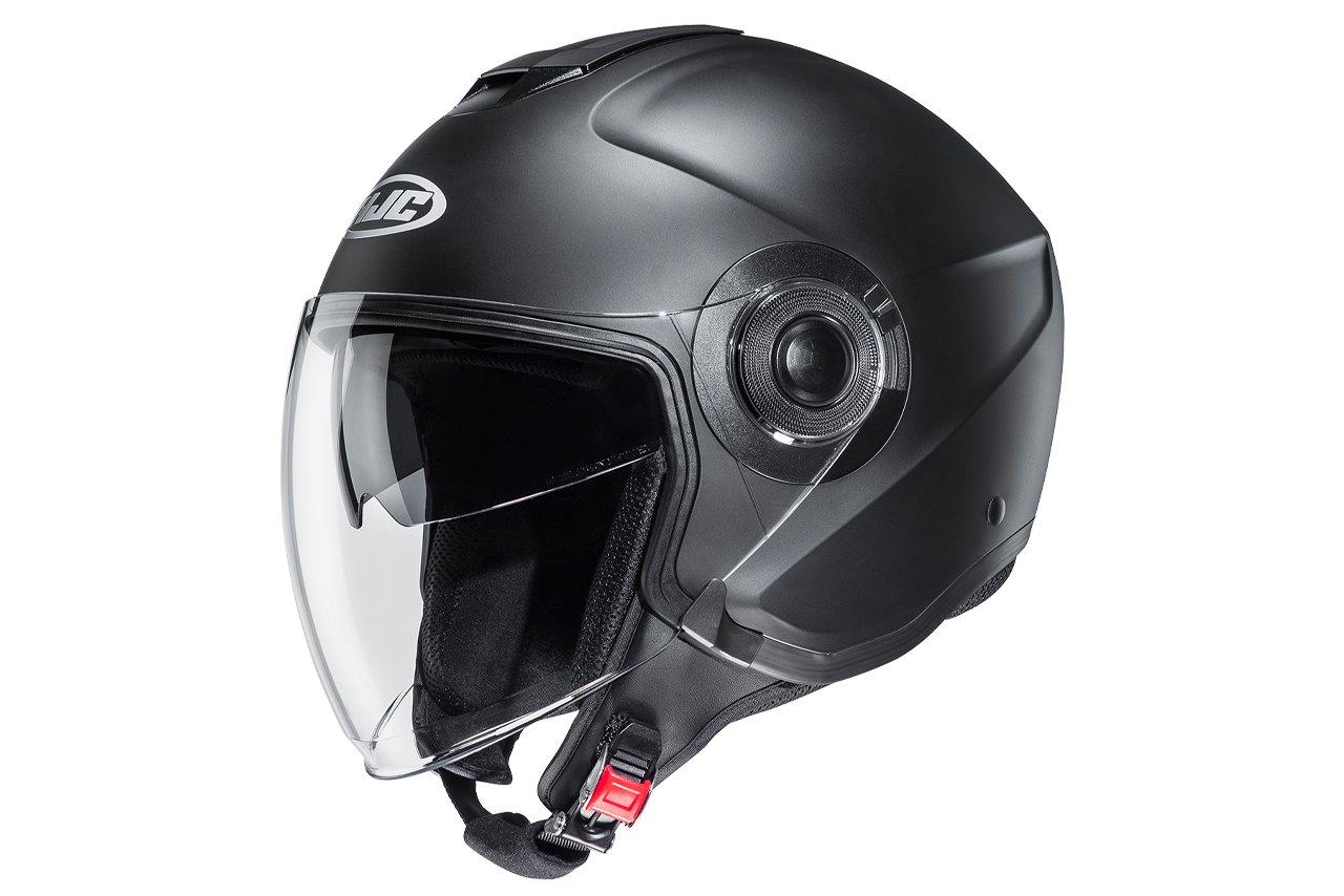 HJC I40 Semi -flat zwarte helm