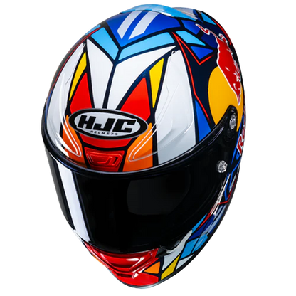 HJC RPHA 1 Red Bull Misano GP MC21 helmet