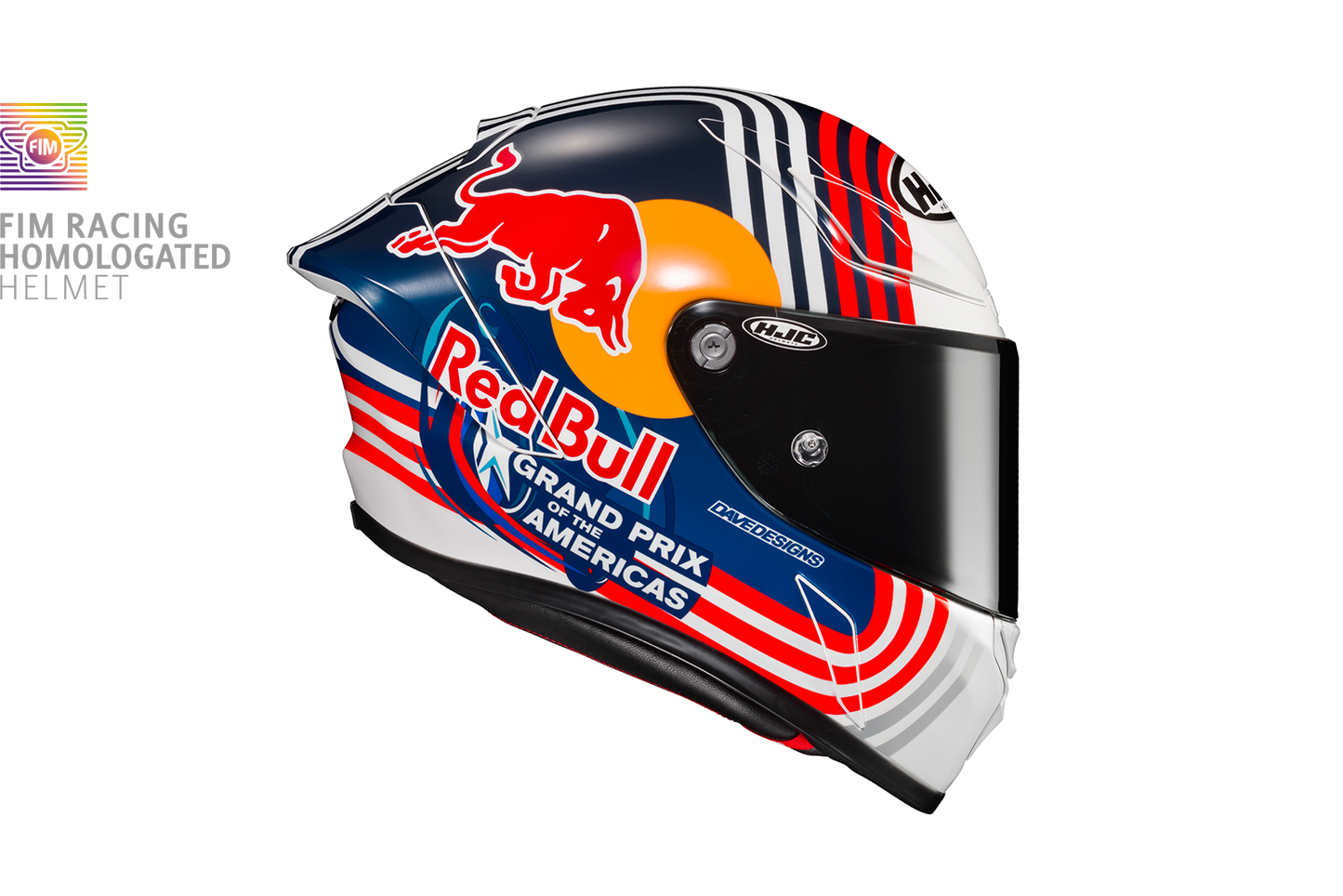 Volledige HJC RPHA 1 Red Bull Austin GP