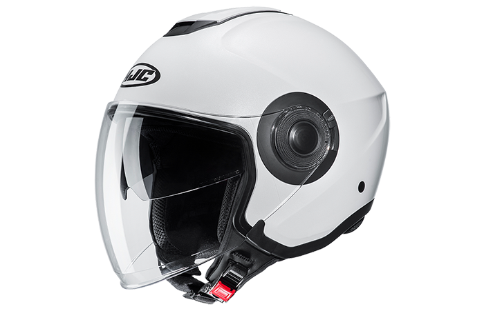 HJC I40 semi -platte witte helm