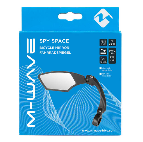 Left mirror for bicycles M-Wave spy space