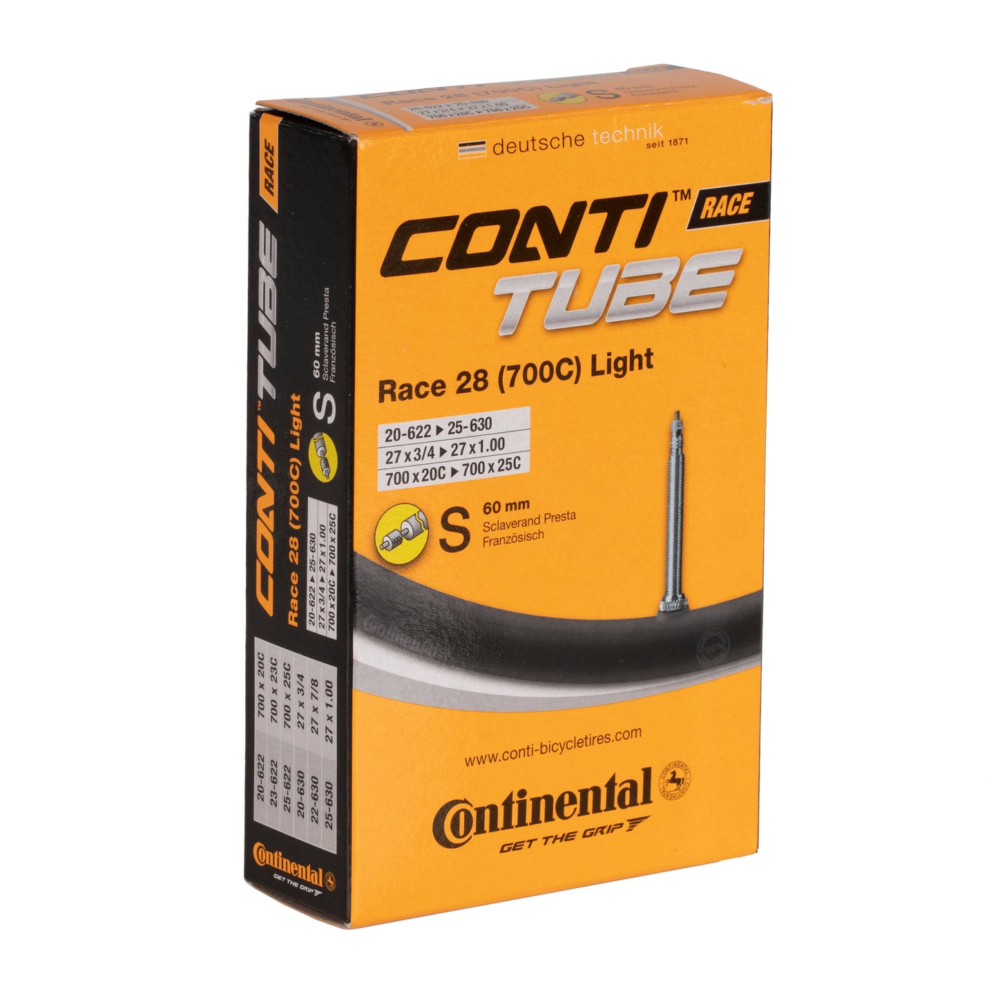 Continental Air Camera Conti Tube Race Light 28 ”