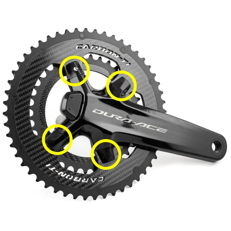 Viti und Cover Kit Carbon Ti X-Cover Shimano Dura Ace 9200